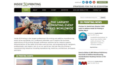 Desktop Screenshot of inside3dprinting.com